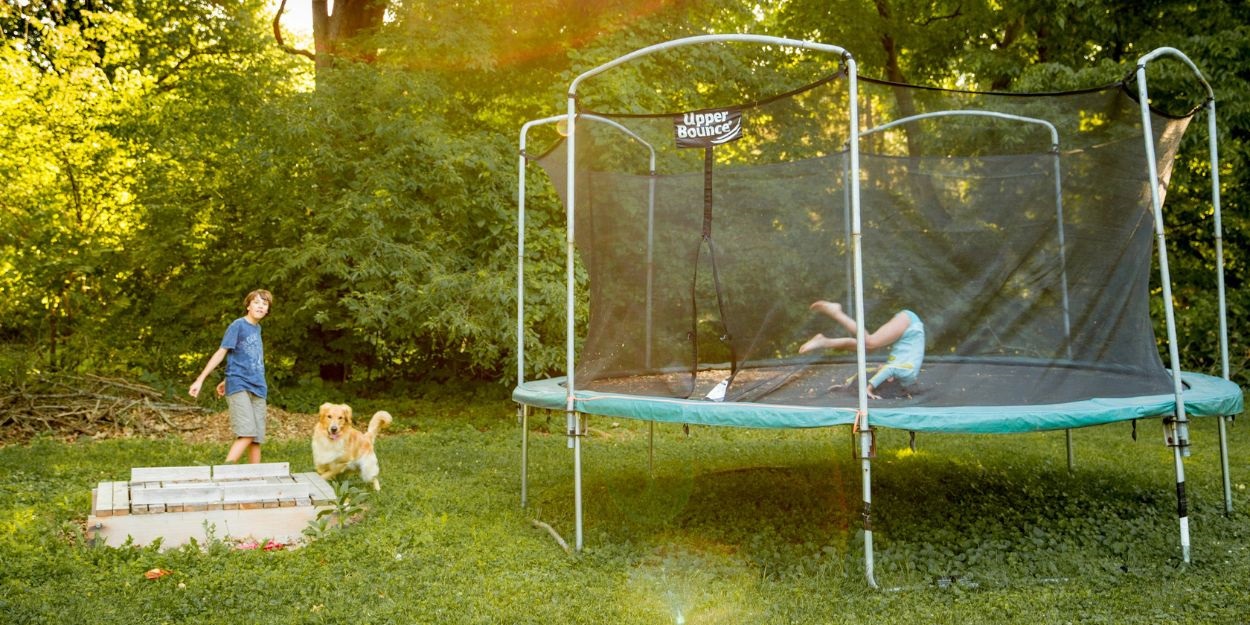 Bedste børnetrampolin - Gode tilbud på trampoliner til børn